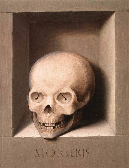 St. John and Veronica Diptych (reverse of the left wing), 1483, Hans Memling Medium: oil,wood