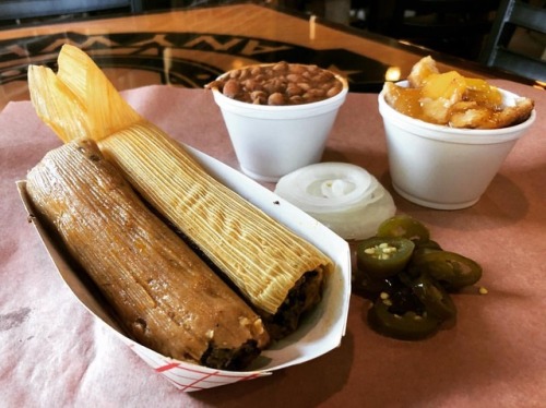 It’s Tamale Tuesday at Meat U Anywhere BBQ. Good smoked brisket...