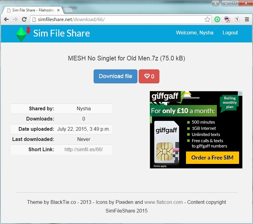 Download Sim File Share 15C