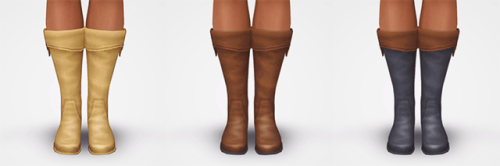 sweetdevil-sims:PETS Riding Boots made basegame...