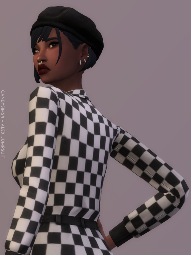 Candysims4 Alex Jumpsuit A Basic Full Body Sims 4 Cc