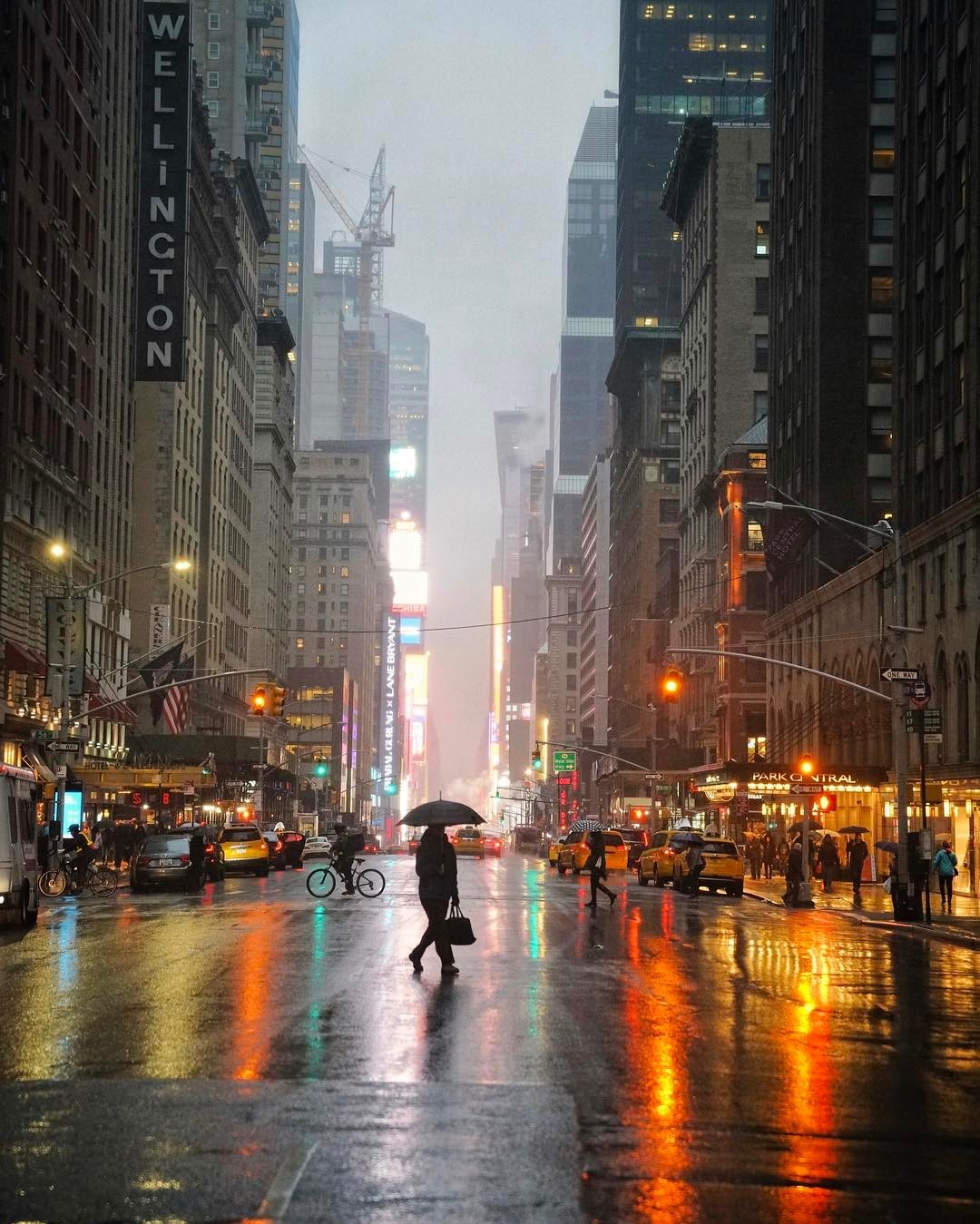 Sci-fi series — Rainy New York City