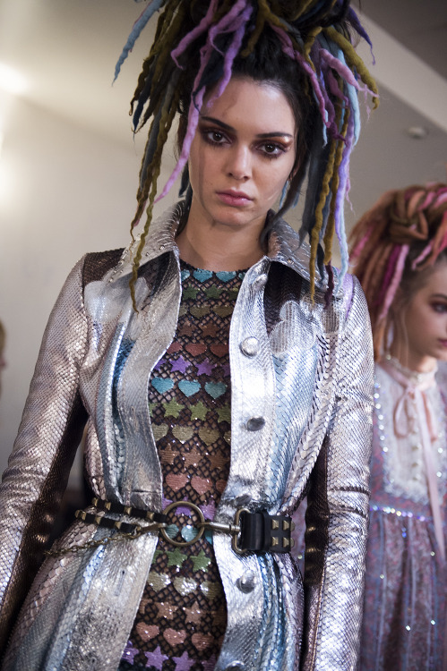 Kendall Jenner Marc Jacobs Anna Stokland Guido Palau Francoise Nars Spring2017 CR CRfashionbook Carine Roitfeld bts ss17 rtw New York NYFW New York Fashion Week ready to wear jin soon