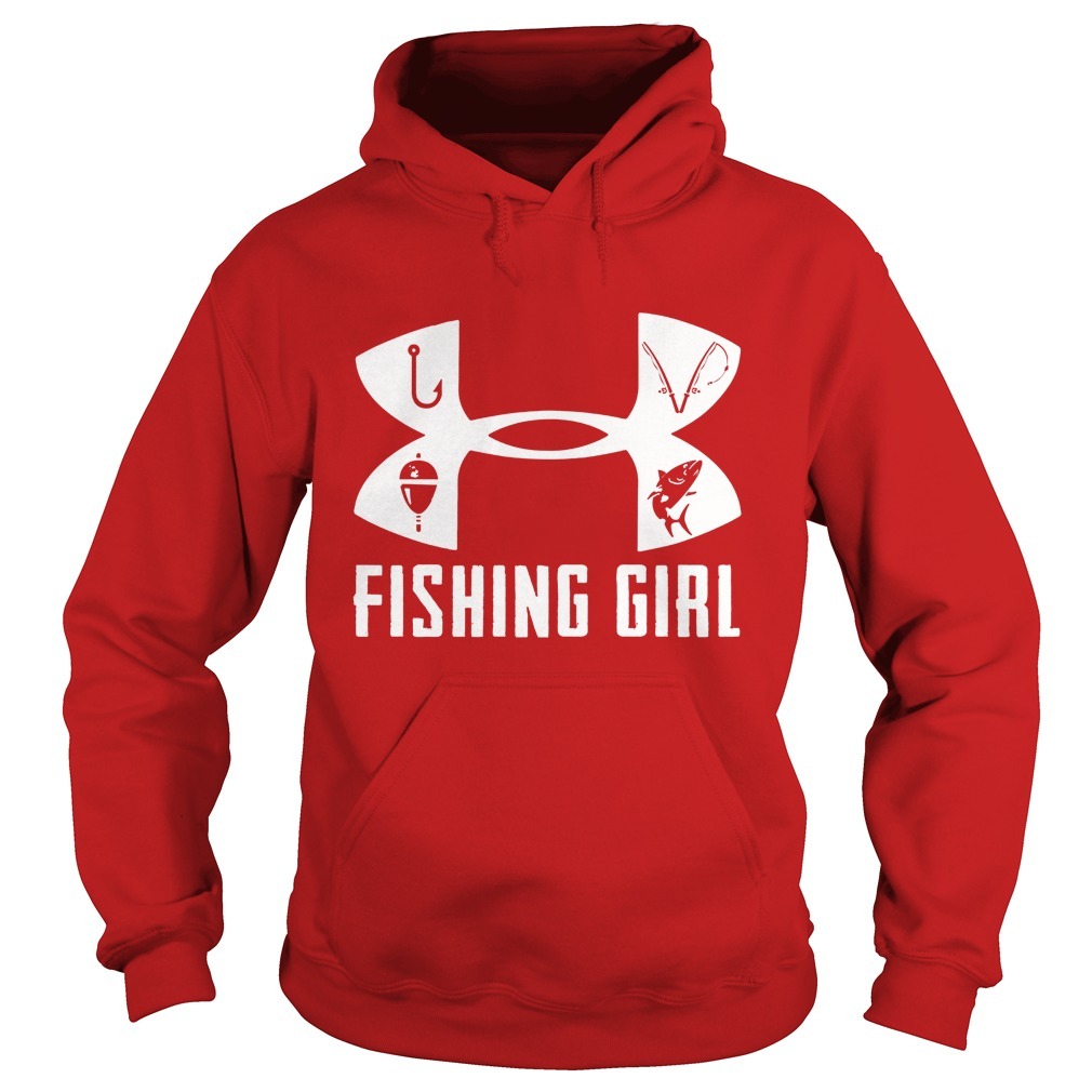 under armour fishing girl