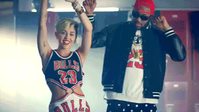 Yahoo Sports — Apparently Miley Cyrus is a huge Michael Jordan...