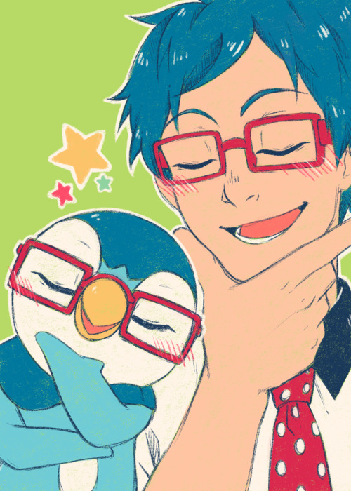 rei ryugazaki free! piplup pokemon free! iwatobi swim club melonybiscuits
