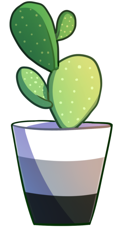 layaart:Pride cacti!!!! I originally just made the ace...