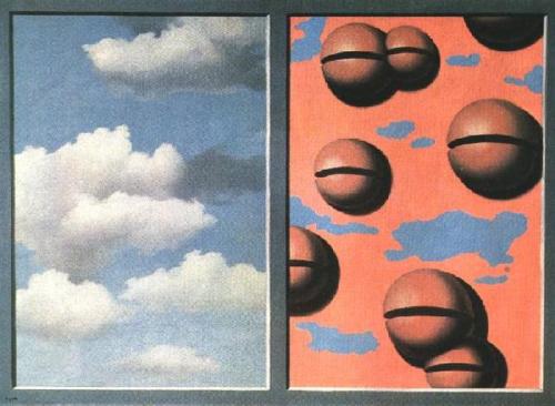 artist-magritte:Pink Belles, Tattered Skies, 1930, Rene...