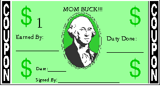 Mom Bucks Template - FREE DOWNLOAD