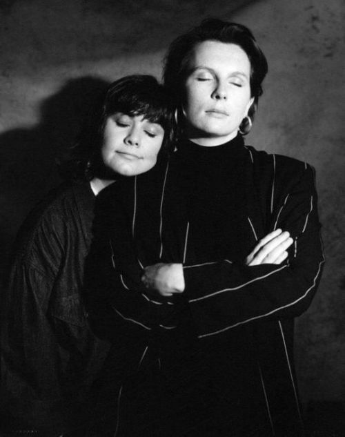 vintagesalt:Dawn French & Jennifer Saunders photographed by...