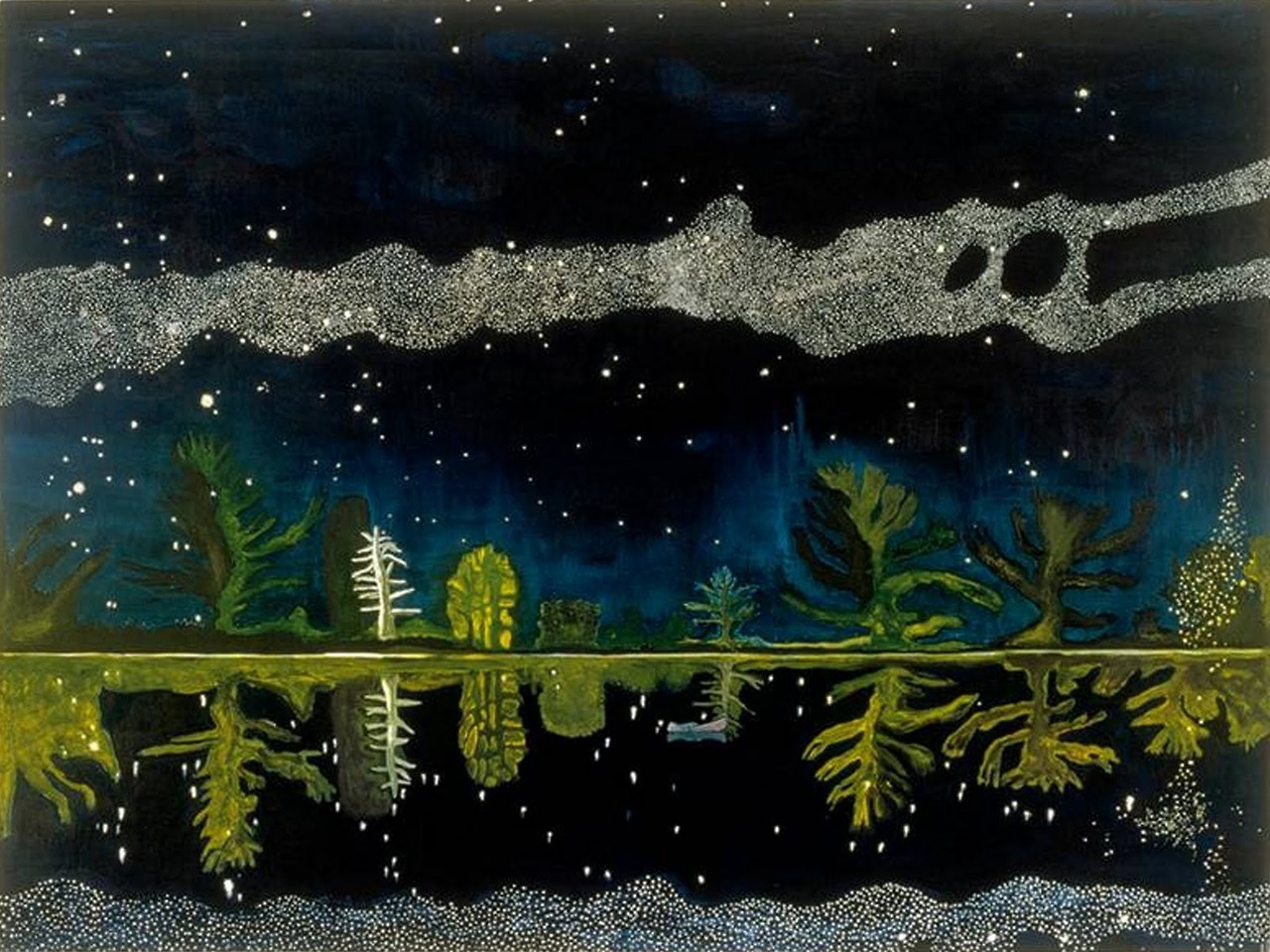 Peter Doig (b Scotland, 1959)
Milky Way 1990
oil on canvas