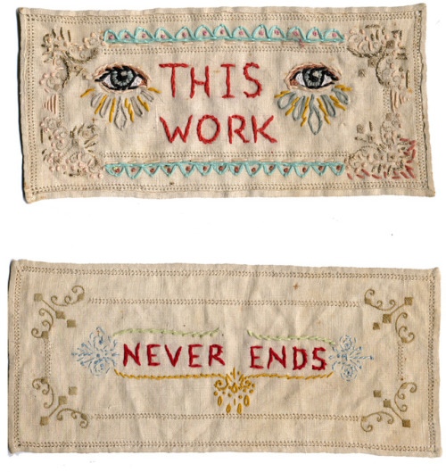 fjellblomst:This Work Never Ends - Jenny Hart, 2002hand...