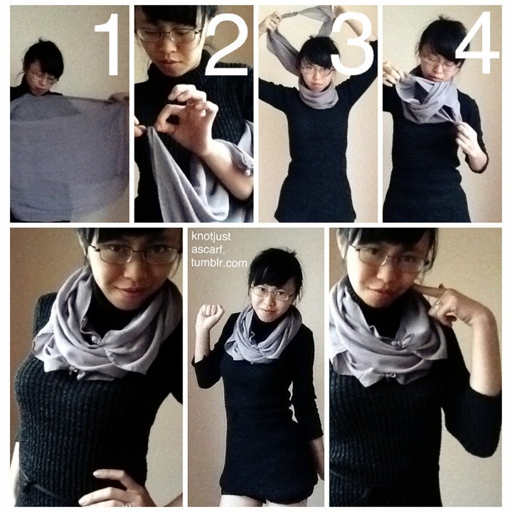 Knot Just A Scarf Scarf Tying And Styling Blog Here S Tutorial