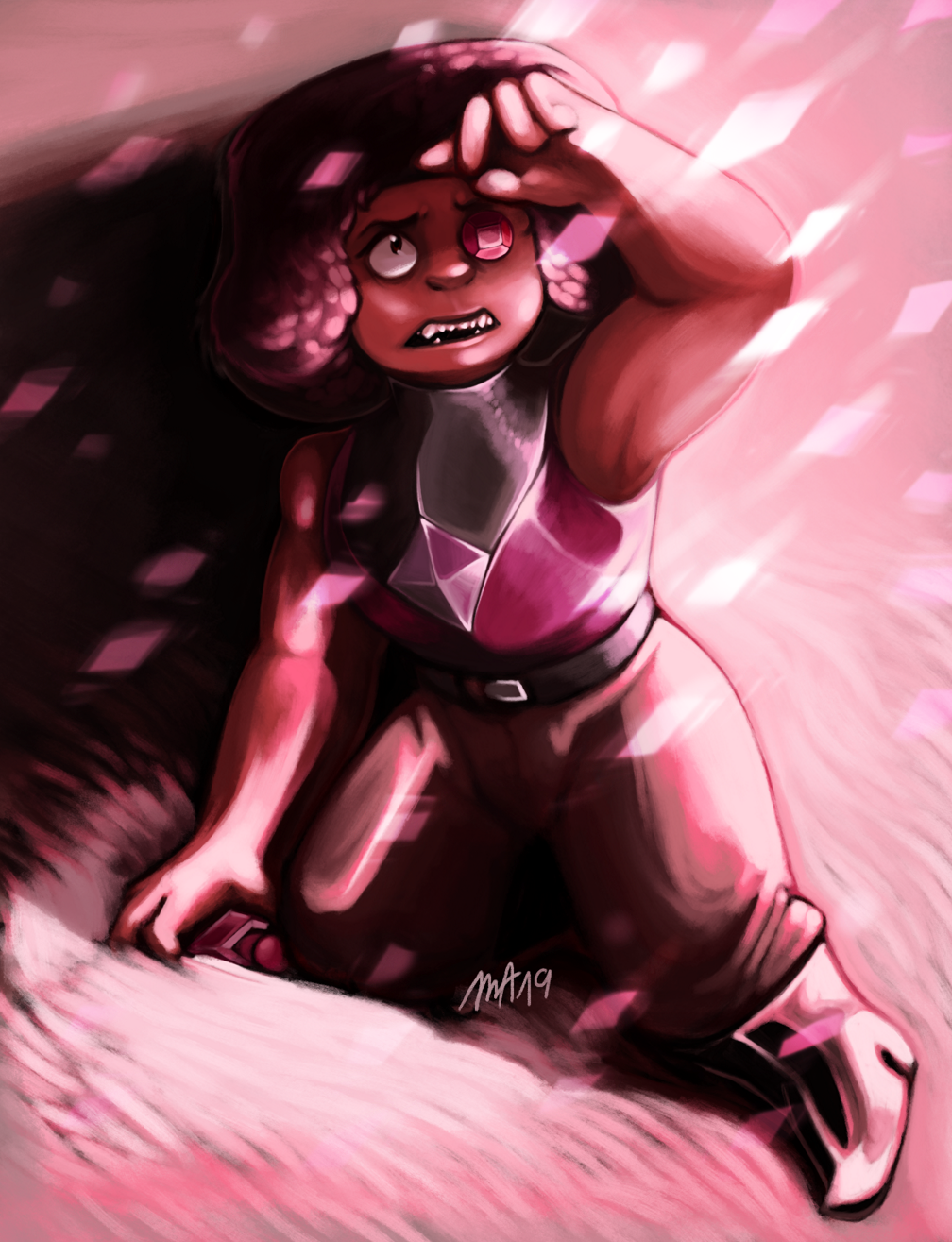 ‘Shattering of a Diamond’ (Because I miss this old vet of a Ruby Eyeball please come back hnn)
