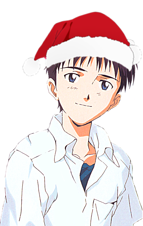 Rachie's Awesome Blog • transparent-anime: Transparent Shinji + santa...