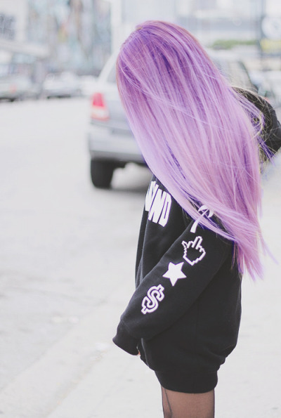 Pastel Purple Hair Tumblr