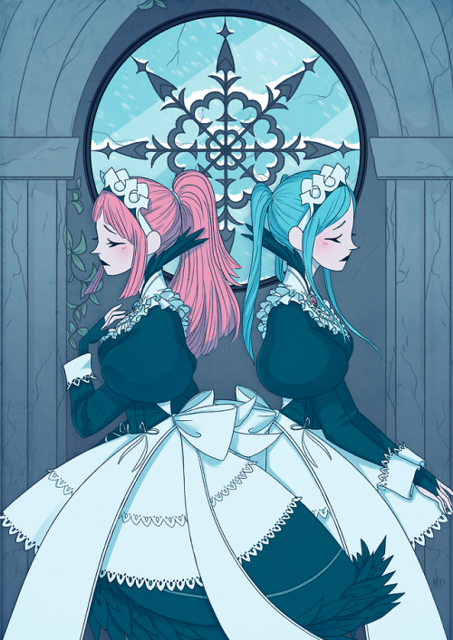 vicky-pandora:❄️ FIRE EMBLEM : Felicia & Flora ❄️I’m so...