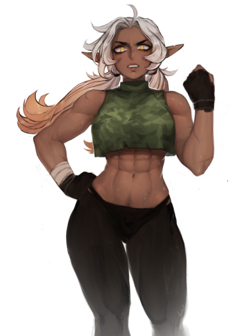 fiship:character idea: Elf who was too BOMB for the traditional,...