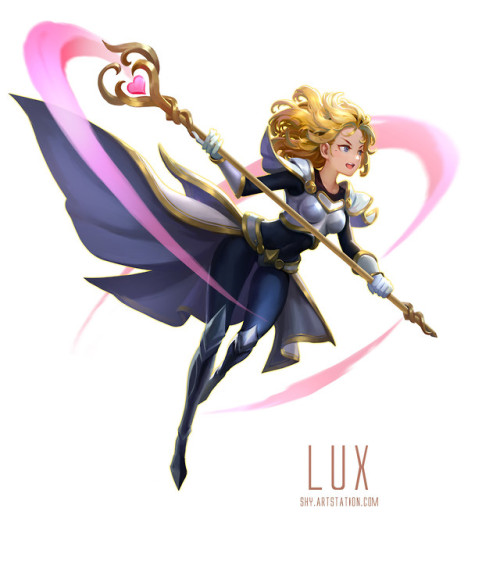 notoriouslydevious:Lux vs Ahri bySun haiyang