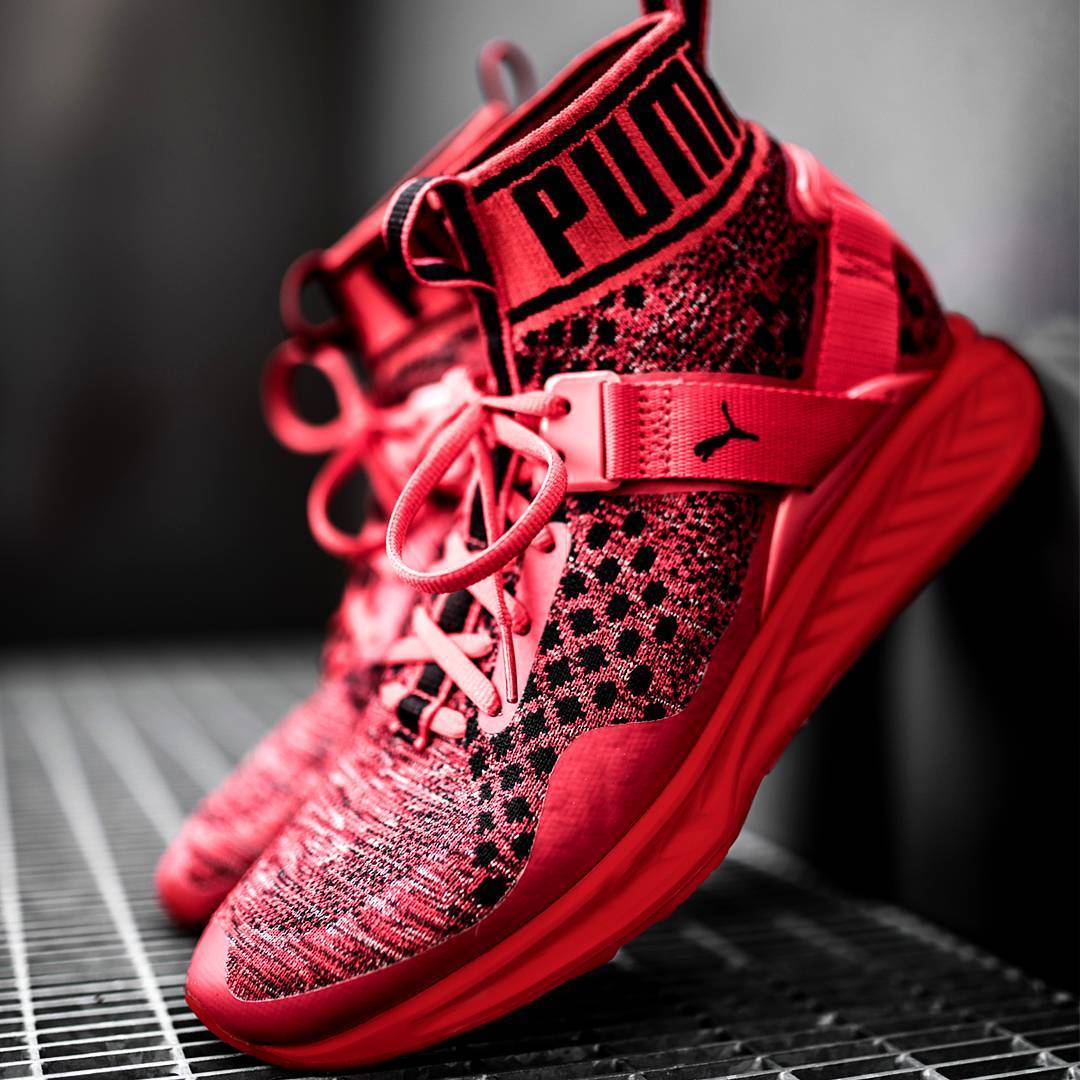 puma ignite evoknit 3 red kids