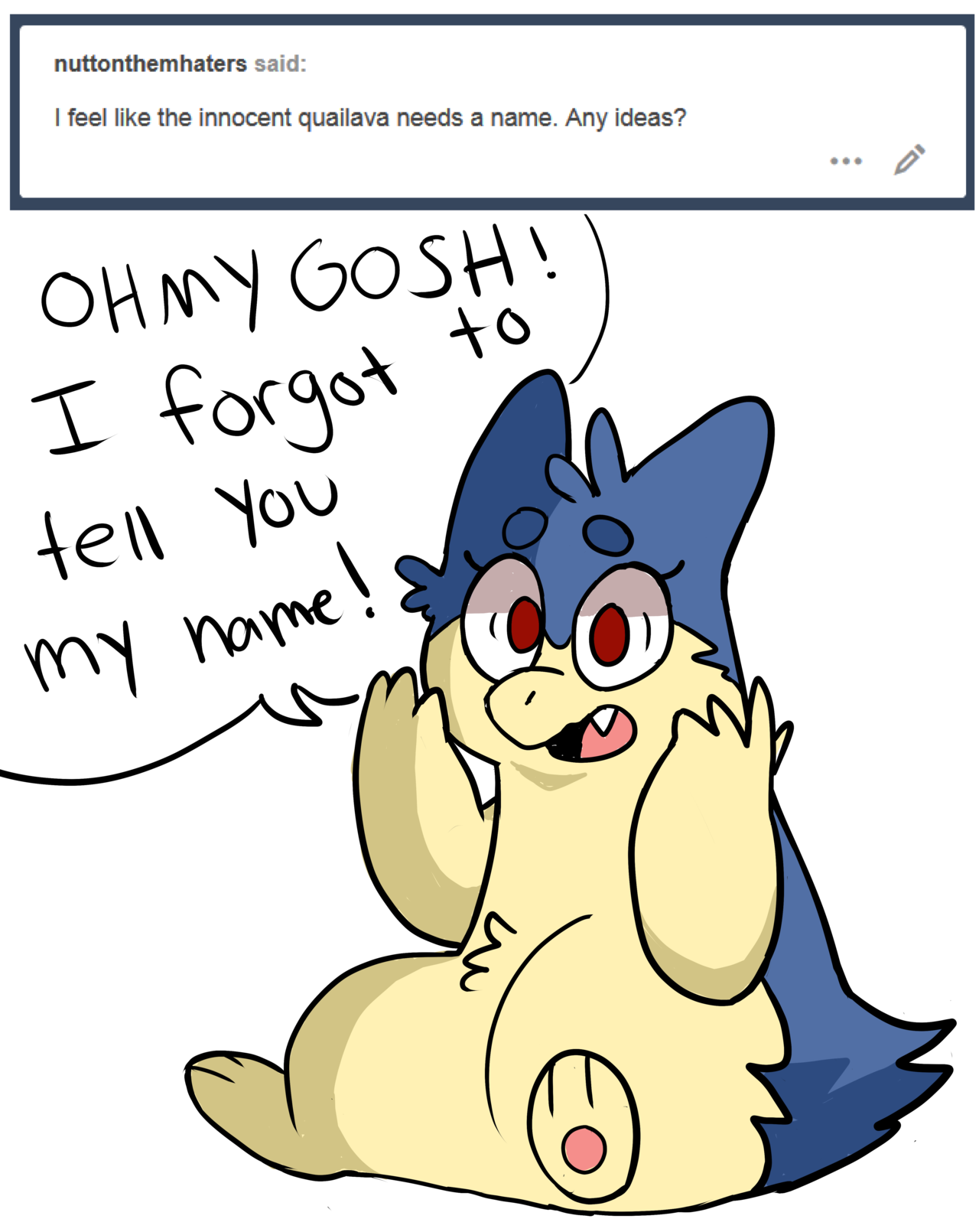 1280px x 1610px - Borky Draws' Art house! â€” Introducing Ember the Typhlosion ...