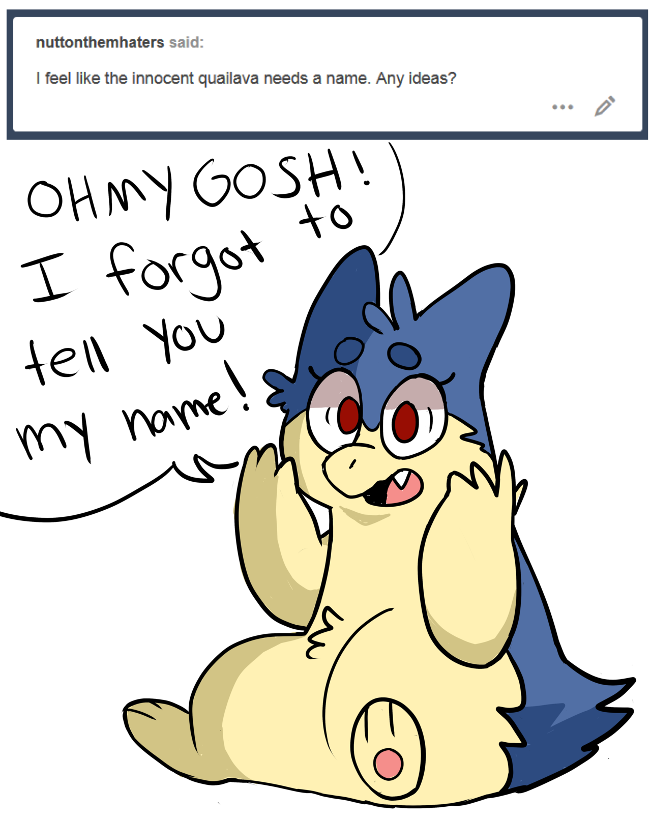 Victini Pokemon Furry Porn - Borky Draws' Art house! â€” Introducing Ember the Typhlosion ...