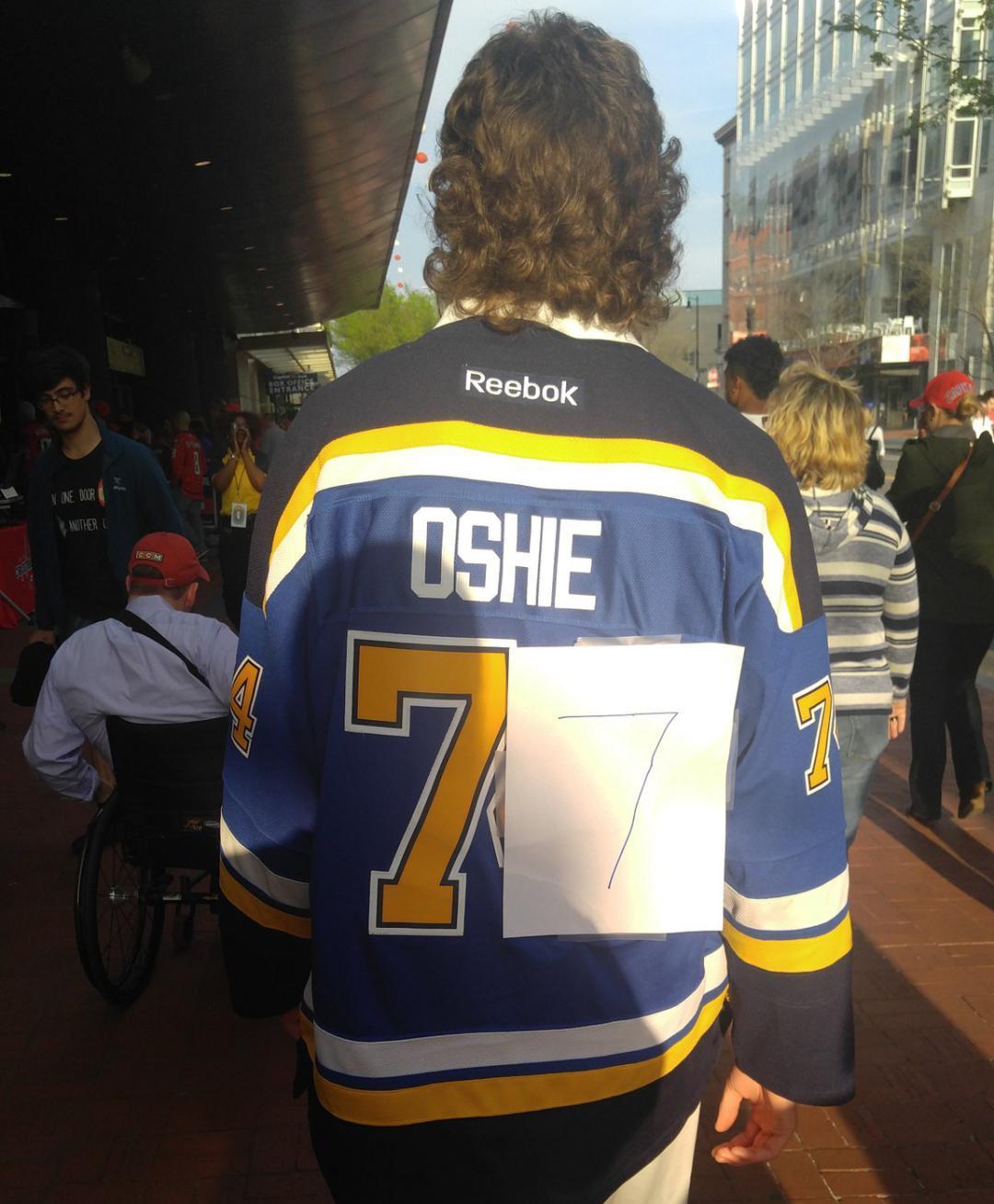 blues oshie jersey