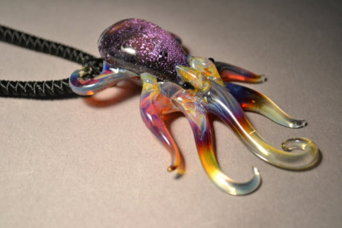 lesstalkmoreillustration:Handcrafted Glass Octopuses By...