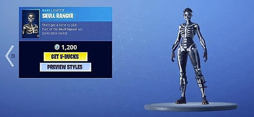 Depressive Person Easy Win In Fortnite Battle Royale - she has a variation where her bone outline glows acquiring the skull ranger skin along with the skull trooper skin will finish the skull place and provide