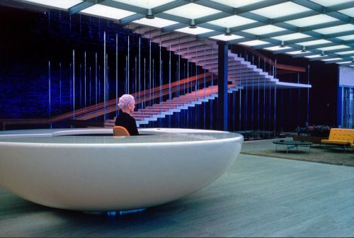 shorpyfan:Reception Desk (General Motors Tech Center. Warren,...