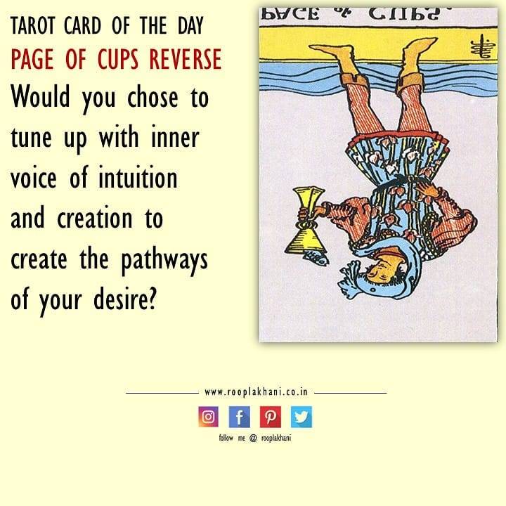 page of cups reverse