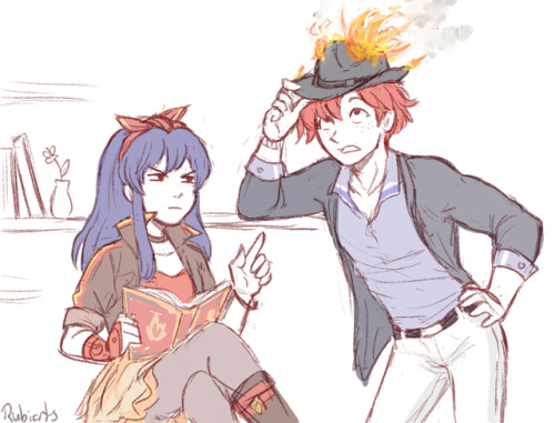 rubiarts:@funkadacious asked for Roy in stupid hats ppfftit...