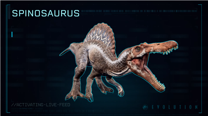 Jurassic world evolution spinosaurus