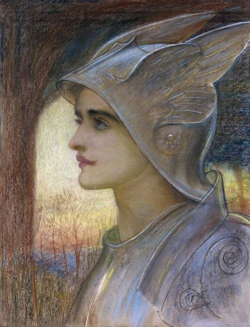 loumargi:Sir William Blake Richmond, R.A. (1842-1921)Joan of Arc