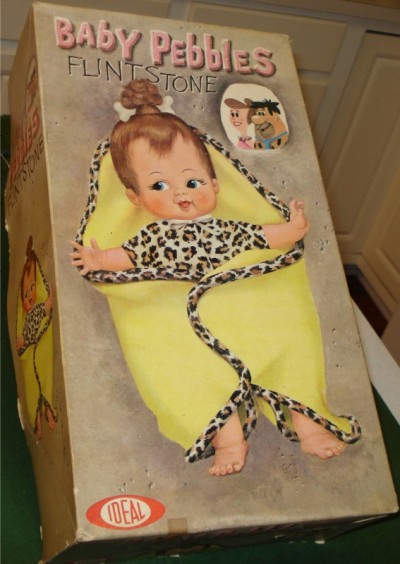 pebbles flintstone doll 1960s