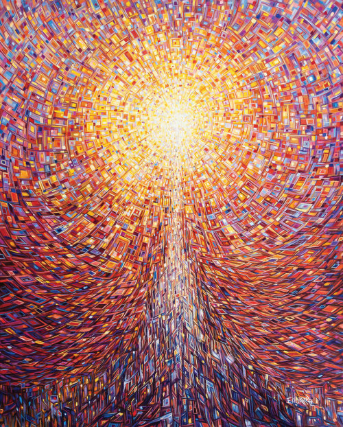 Ascension (100 x 80cm, Oil on Canvas) by Eduardo Rodriguez Calzado