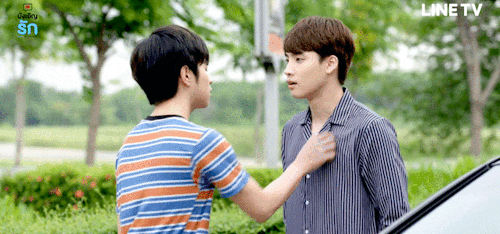 tincan love by chance love by chance the series love by chance series thai dramas bl drama mystuff mydramas tin& 039;s face in that last gif he& 039;s so like idk interested and confused and a little longing
