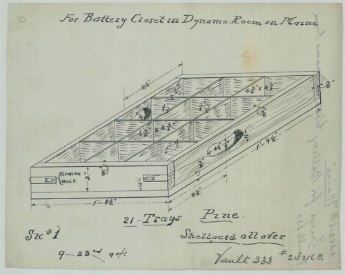 USS Maine (ACR-1): For Battery Closet in Dynamo...