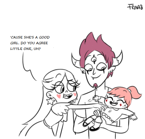 frava8:Almost everyone tought that my Starco child is a...