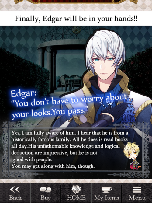 [Shall we date? : Blood in Roses+]　Special Event: Edgar is...