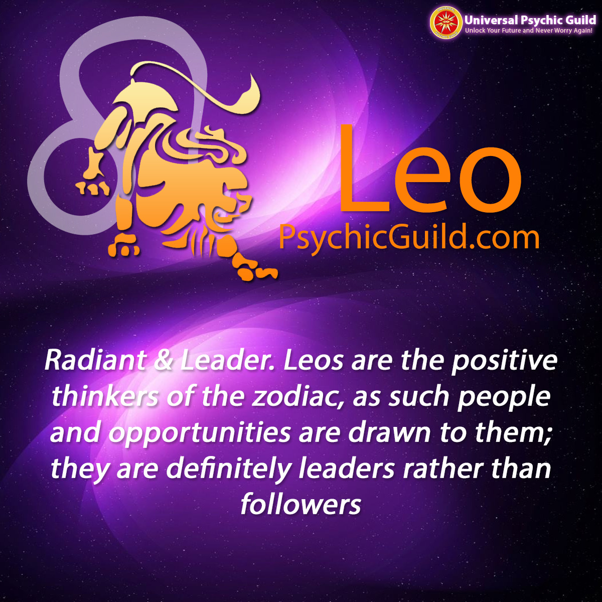 Universal Psychic Guild On Tumblr — Leo Star Sign Facts And Traits Once