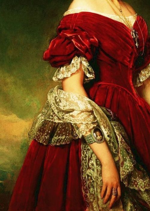 catchingtearsinrain:Seeing RedRed Dresses in Art