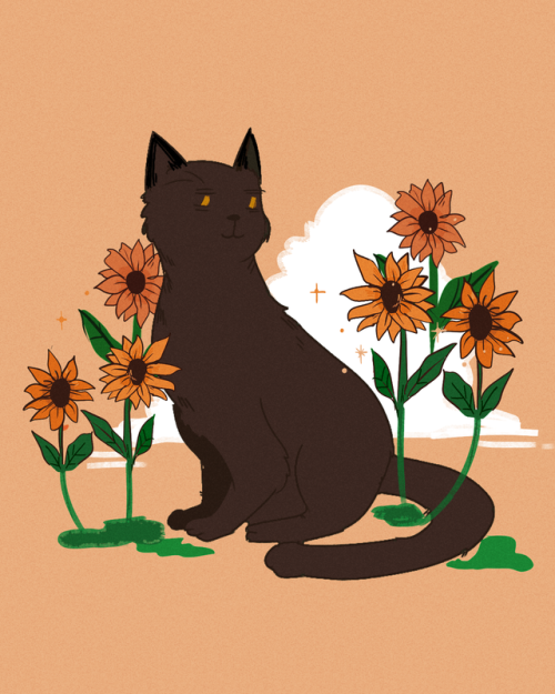 littlestpersimmon:Kitties I drew for some cool people. They’re...