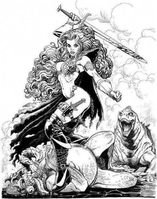 marvel1980s:Red Sonja by Art Adams