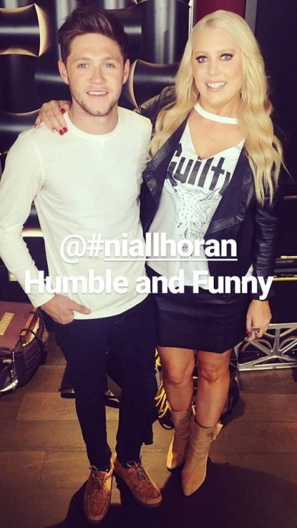 dailyniall:Niall via melgreigradio’s instagram story 09/11/17