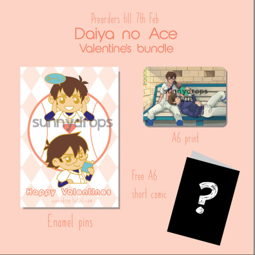 rustdust:Preorders for Daiya no Ace Valentines Bundle is now...