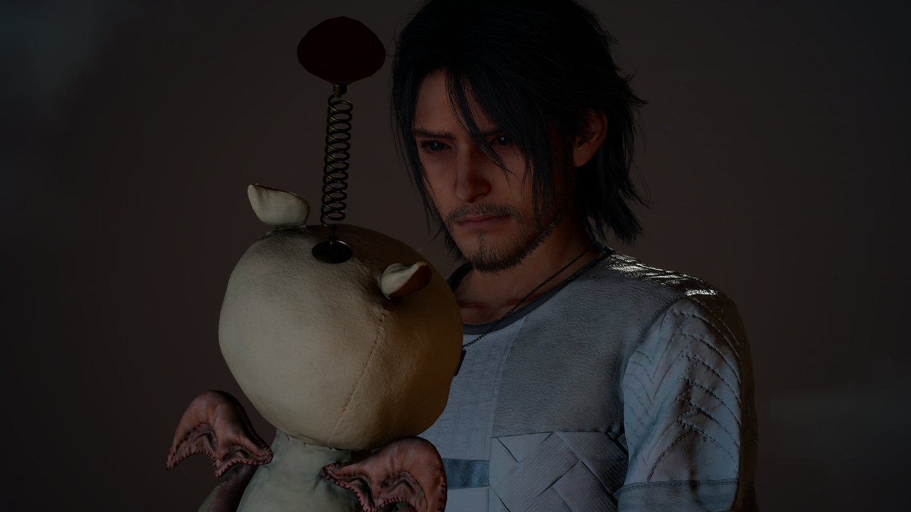 Lokton Older Noctis And The Moogle Plush