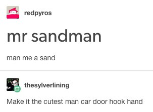 Man Me A Sand Tumblr