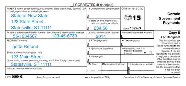 Forbes On Yahoo Understanding Your Tax Forms 2016 1099 G Certain