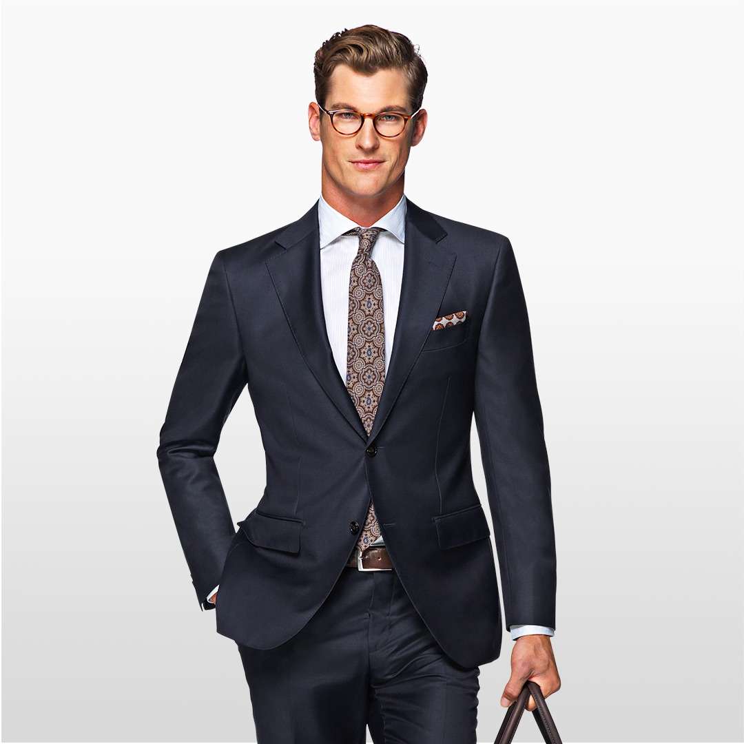 SB — suitsupply: New season suiting: The navy Napoli...